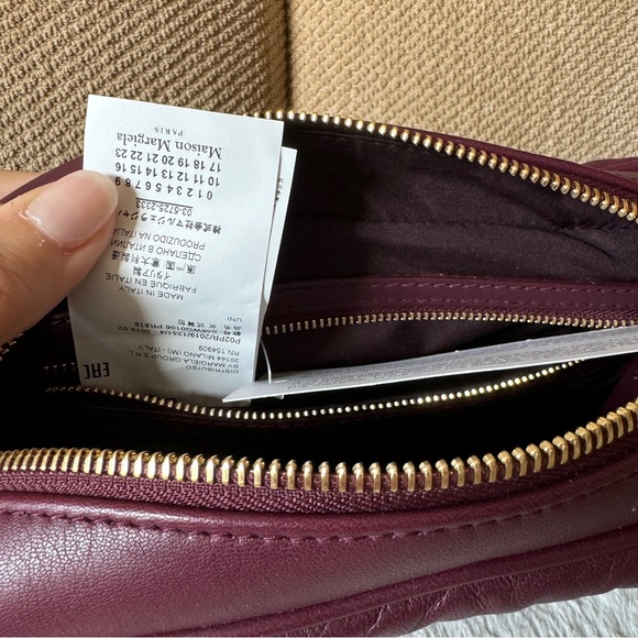 Maison Margiela Glam Slam Box Crossbody/Shoulder/Clutch in Bordeaux - Picture 7 of 13